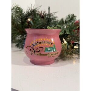 Rudesheimer Glühwein Mug 2013 Weihnachtsmarkt Germany Christmas Market 20th Year